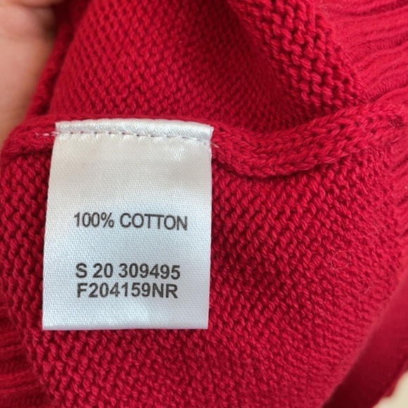 Weatherproof red white snowflake holiday sweater - Picture 4 of 5